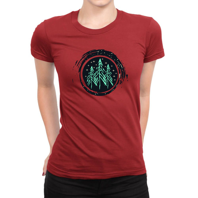 Forest Here Xx New Ladies Fitted T-Shirt by ASEP | Artistshot