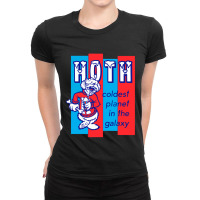 Hoth , Coldest In The Galaxy Ladies Fitted T-shirt | Artistshot