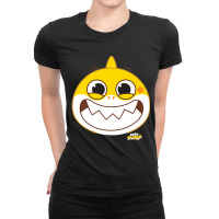 Baby Shark Smiling Ladies Fitted T-shirt | Artistshot