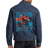 Blaze & The Monster Machines Into Glory Men Denim Jacket | Artistshot