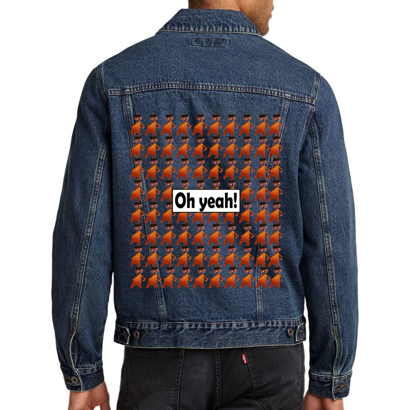 Vector Oh Yeah Despicable Me Pattern Men Denim Jacket by THOMASDOUTRE | Artistshot