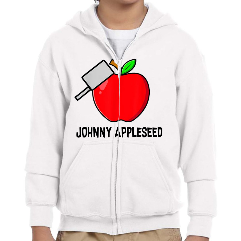 Johnny Appleseed Day Youth Zipper Hoodie by Luluran | Artistshot