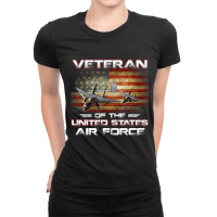 Veteran Of The United States Us Air Force Usaf Ladies Fitted T-shirt | Artistshot