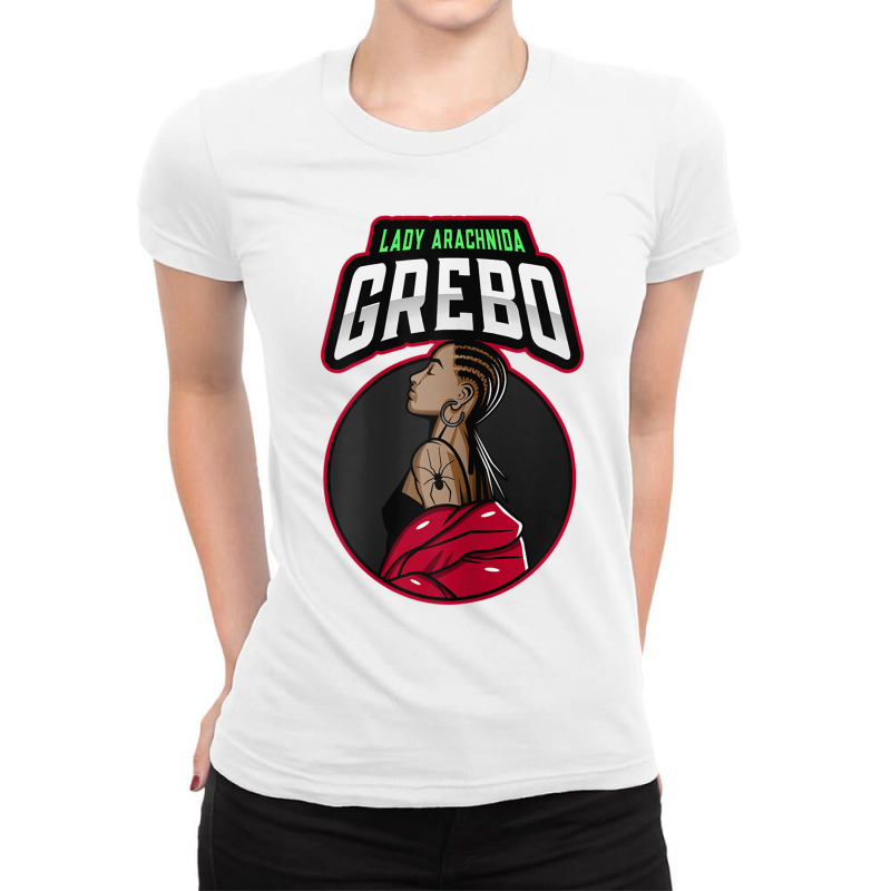 Womens Grebo Lady Arachnida, Liberian Superhero, African Ancestry Ladies Fitted T-Shirt by cm-arts | Artistshot