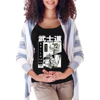 Japanese Samurai Warrior Maternity Scoop Neck T-shirt | Artistshot