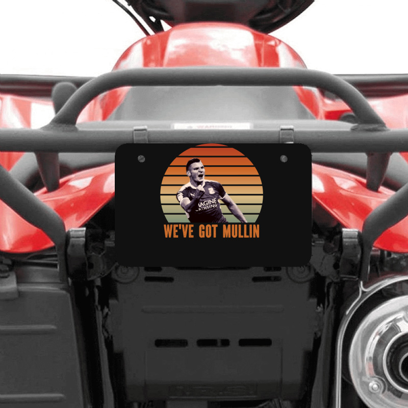 Wrexham, Super Paul Mullin, We've Got Mullin, Wrexham Supporter Essent ATV License Plate by cm-arts | Artistshot