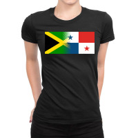 Jamaican Panamanian Flag Jamaica Panama Pullover Hoodie Ladies Fitted T-shirt | Artistshot