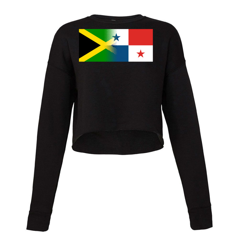 Jamaican Panamanian Flag Jamaica Panama Pullover Hoodie Cropped Sweater by cm-arts | Artistshot