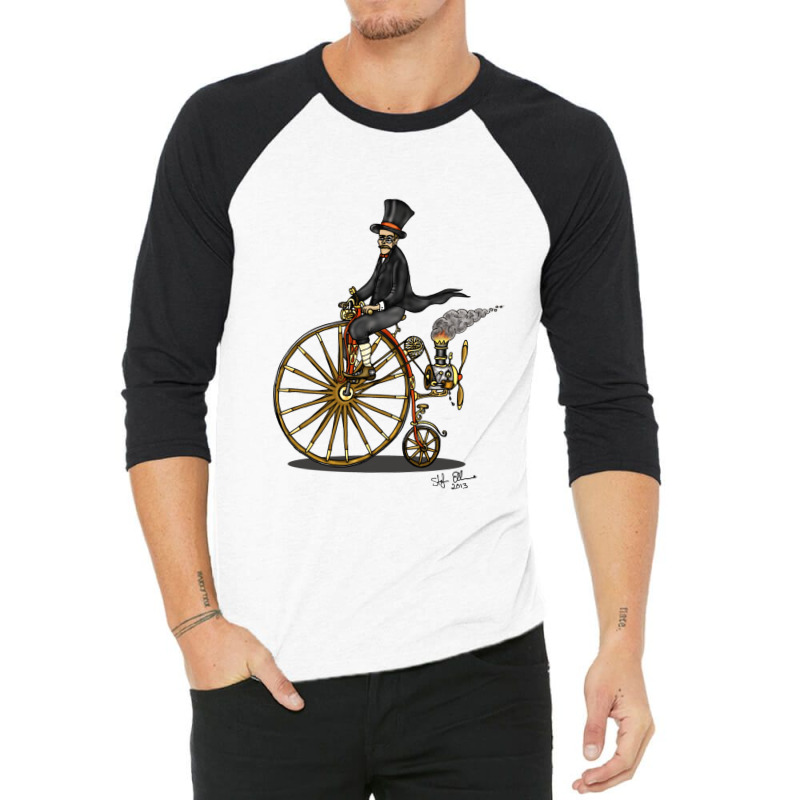 Steampunk Penny Farthing Bicycle For Friend 3/4 Sleeve Shirt | Artistshot