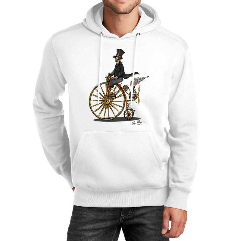 Steampunk Penny Farthing Bicycle For Friend Unisex Hoodie | Artistshot