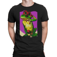 Frog With A Strawberry T-shirt | Artistshot