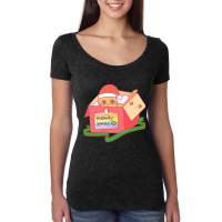 Meowly Christmas Women's Triblend Scoop T-shirt | Artistshot