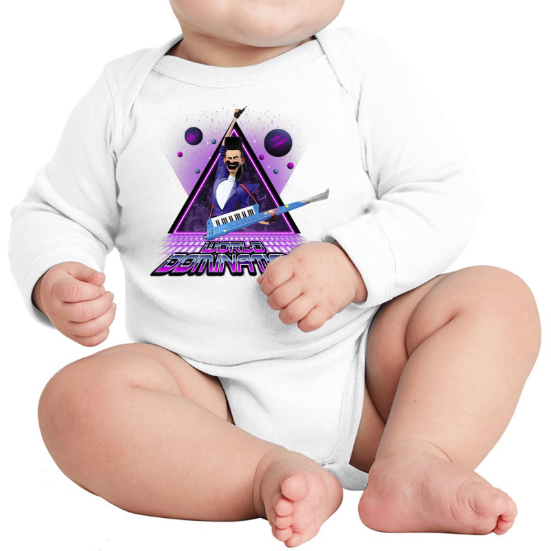 Bratt World Domination Long Sleeve Baby Bodysuit by BuiDoc | Artistshot