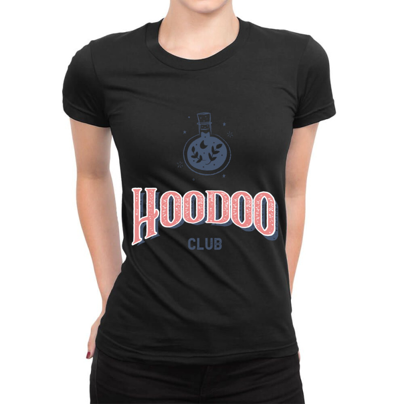 Hoodoo Witchcraft Voodoo Metaphysical Pullover Hoodie Ladies Fitted T-Shirt by cm-arts | Artistshot