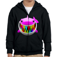 Sixgill Tiger Ocean Life Youth Zipper Hoodie | Artistshot