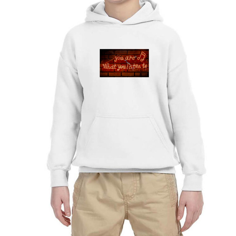 Neon Life Message Youth Hoodie by thancongdatmqa | Artistshot