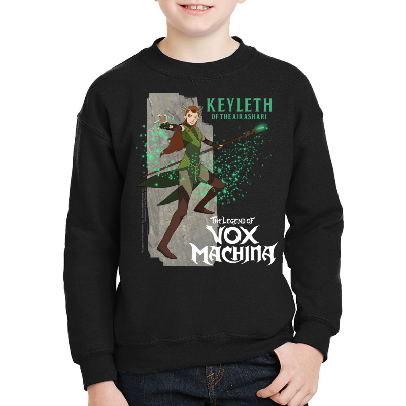 The Legend Of Vox Machina Keyleth Pullover Hoodie Youth Sweatshirt by cm-arts | Artistshot