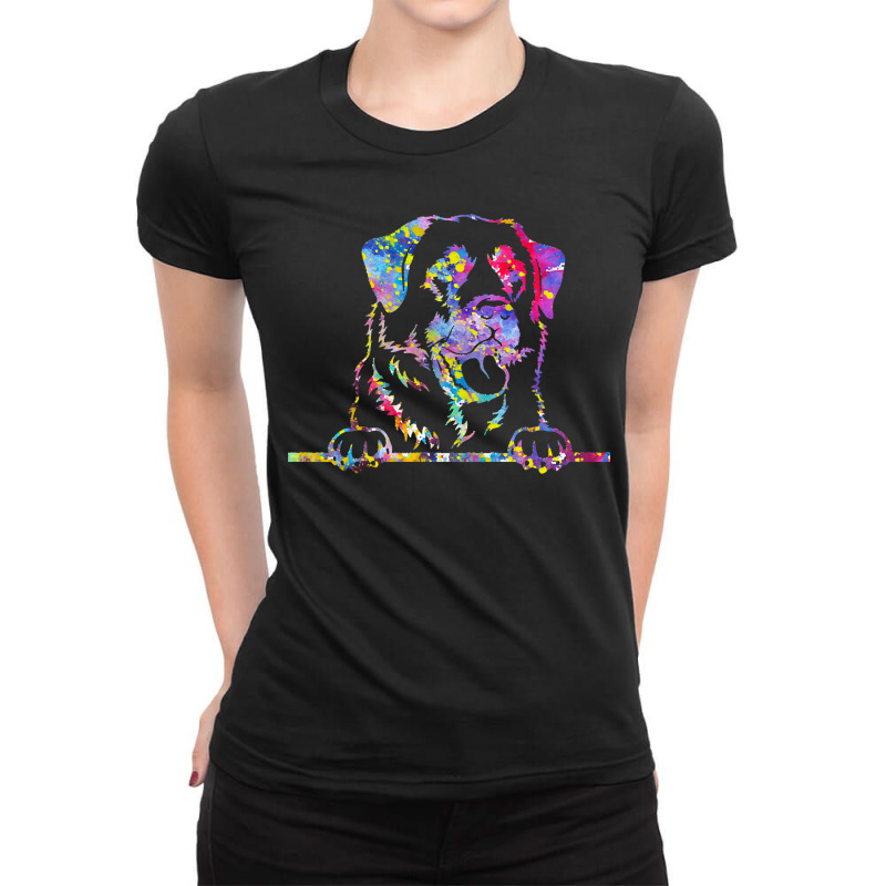 Anatolian Shepherd Dog Art Anatolian Shepherd Dog Ladies Fitted T-Shirt by netheriteshepherd | Artistshot