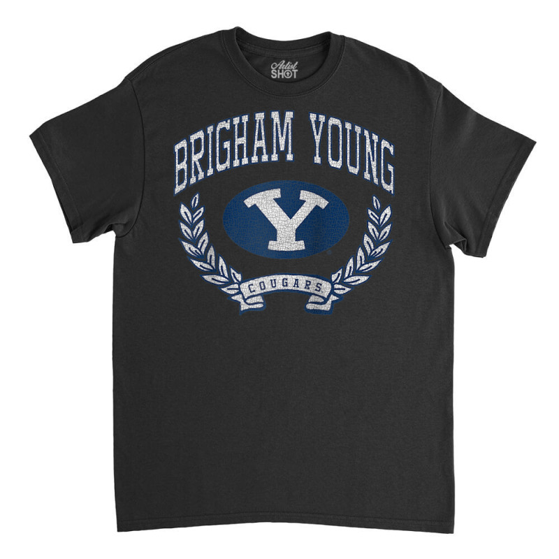 Byu Cougars Victory Vintage Raglan Baseball Tee Classic T-shirt by cm-arts | Artistshot