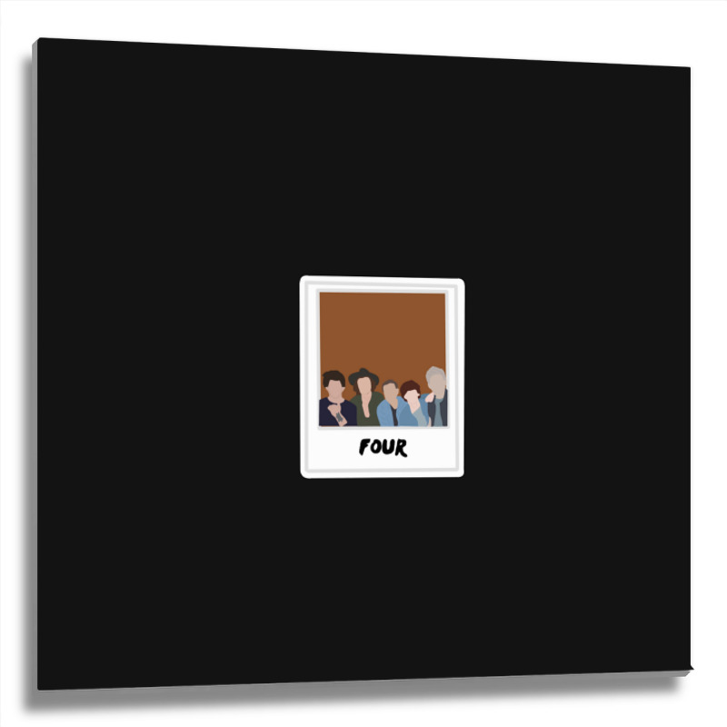 One Direction Four Album Art Metal Print Square | Artistshot