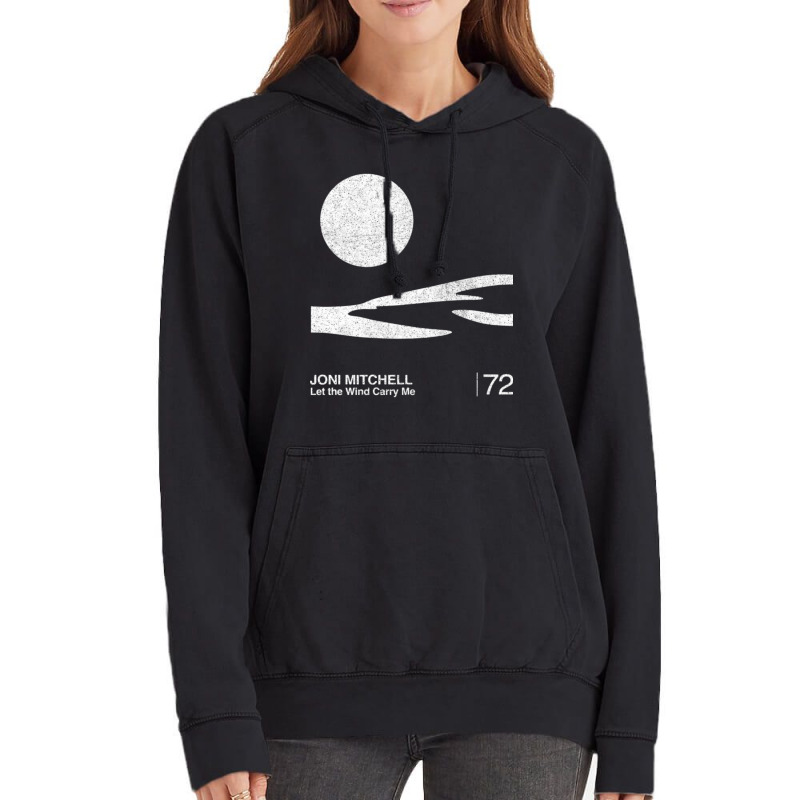 Joni Mitchell Joni Mitchell _ Let The Wind Carry Me _ Minimalist Graph Vintage Hoodie | Artistshot