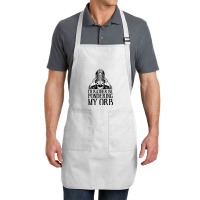 Don't Talk To Me Until I've Pondered Full-length Apron | Artistshot