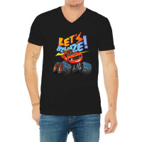 Blaze Let's Blaze! V-neck Tee | Artistshot