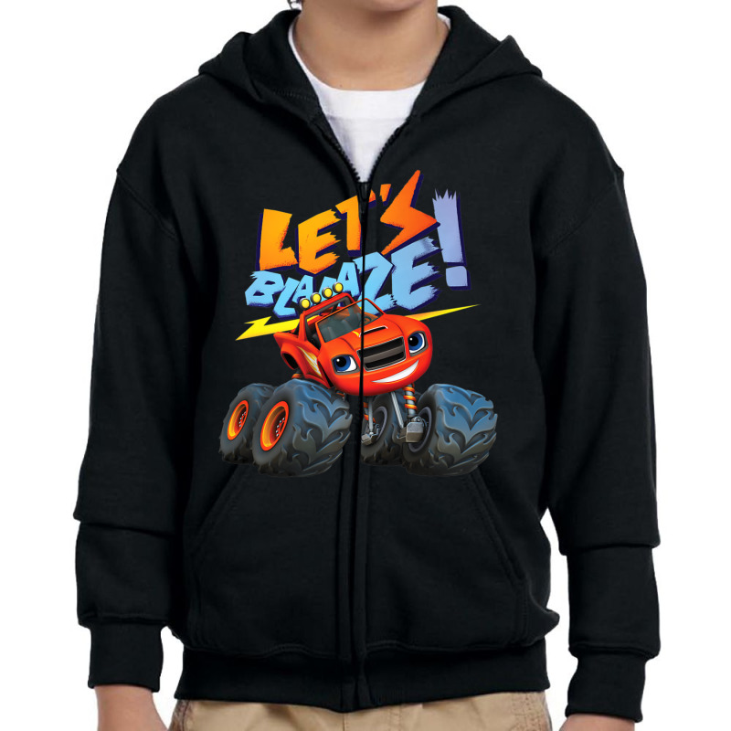 Blaze Let's Blaze! Youth Zipper Hoodie | Artistshot