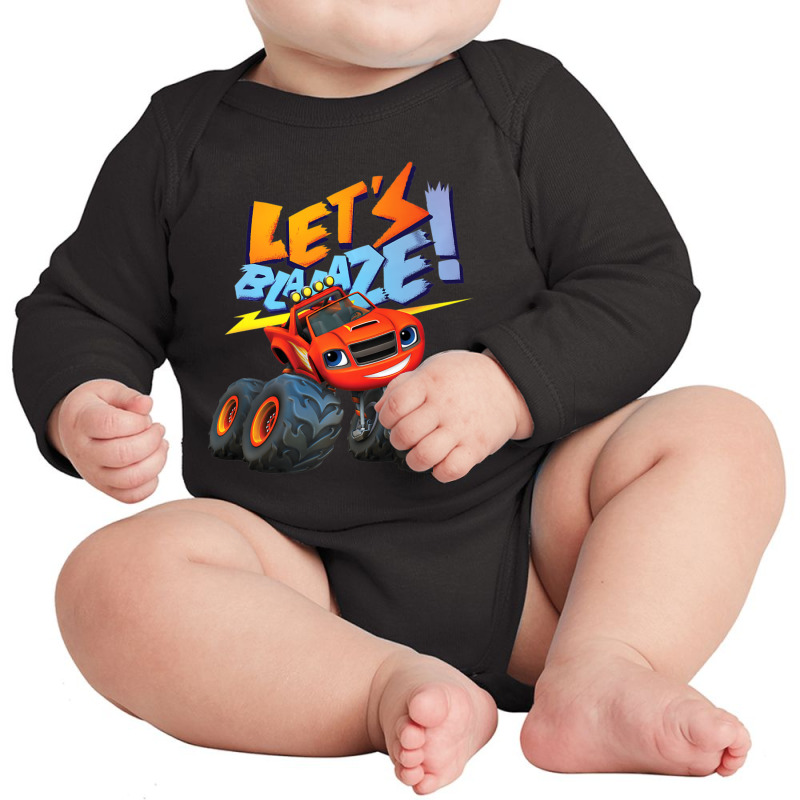 Blaze Let's Blaze! Long Sleeve Baby Bodysuit | Artistshot