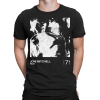 Joni Mitchell Joni Mitchell _ River _ Minimalist Graphic Artwork Desig T-shirt | Artistshot