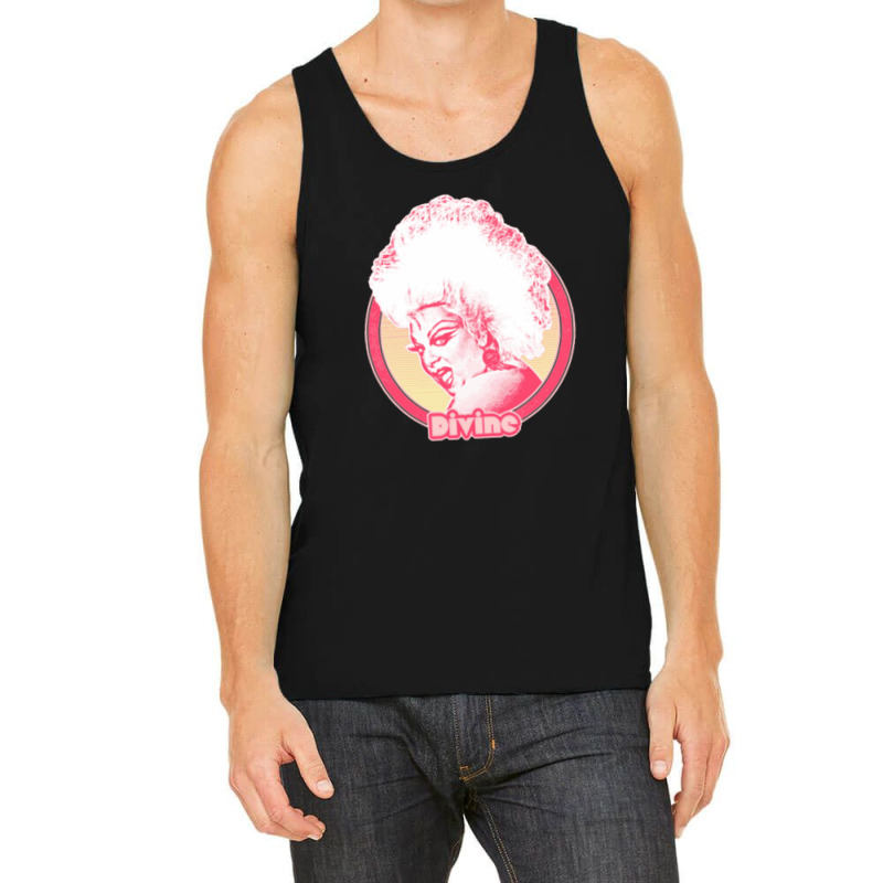 Divine Retro Fan Art Design Tank Top by cm-arts | Artistshot