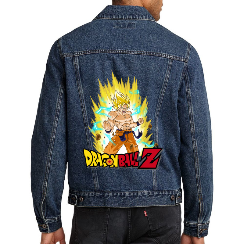 Dragon Super Goku Ball Saiyan Son Gift Men Denim Jacket by KelseyHachler | Artistshot