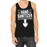 Mens Hand Sanitizer Adult Humor Funny Dirty Jokes Sarcastic Tank Top | Artistshot