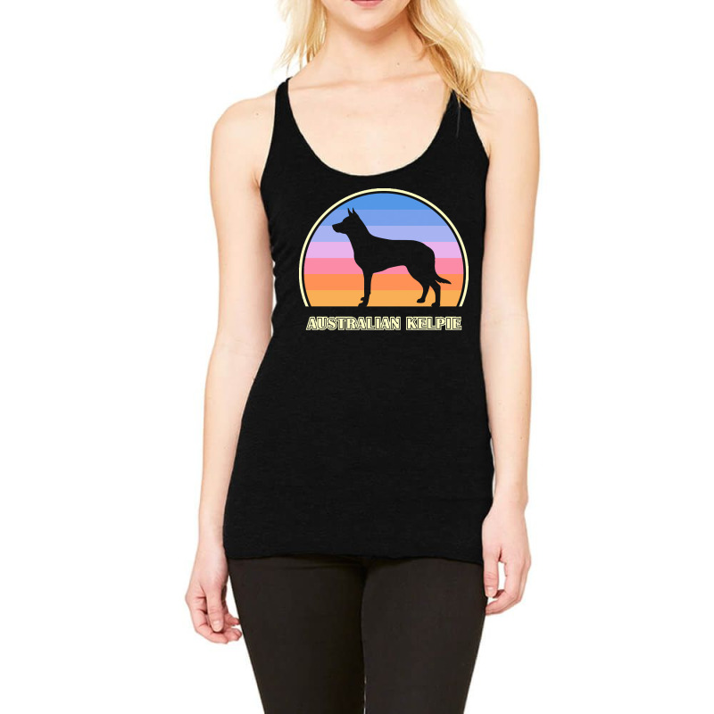 Australian Kelpie Australian Kelpie Vintage Sunset Dog Racerback Tank by netheriteshepherd | Artistshot