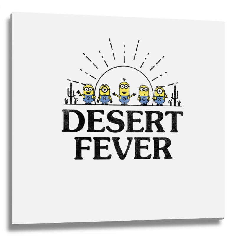 Desert Fever Metal Print Square | Artistshot