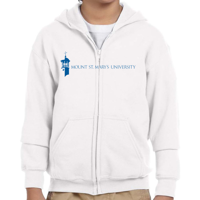 Mount St Mary's University Youth Zipper Hoodie by Luluran | Artistshot