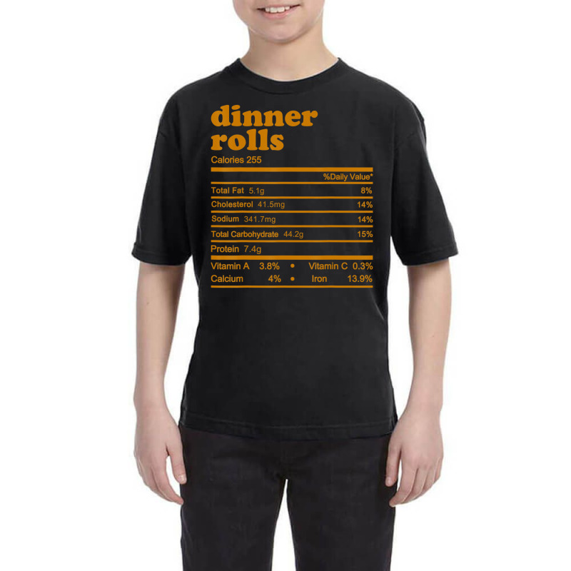 Dinner Rolls Nutrition Facts 2021 Thanksgiving Nutrition Youth Tee by cm-arts | Artistshot