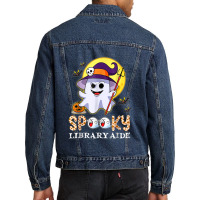 Spooky Library Aide Men Denim Jacket | Artistshot