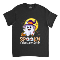 Spooky Library Aide Classic T-shirt | Artistshot