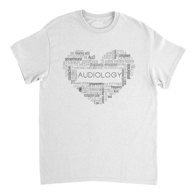 Audiology Heart Classic T-shirt by cm-arts | Artistshot