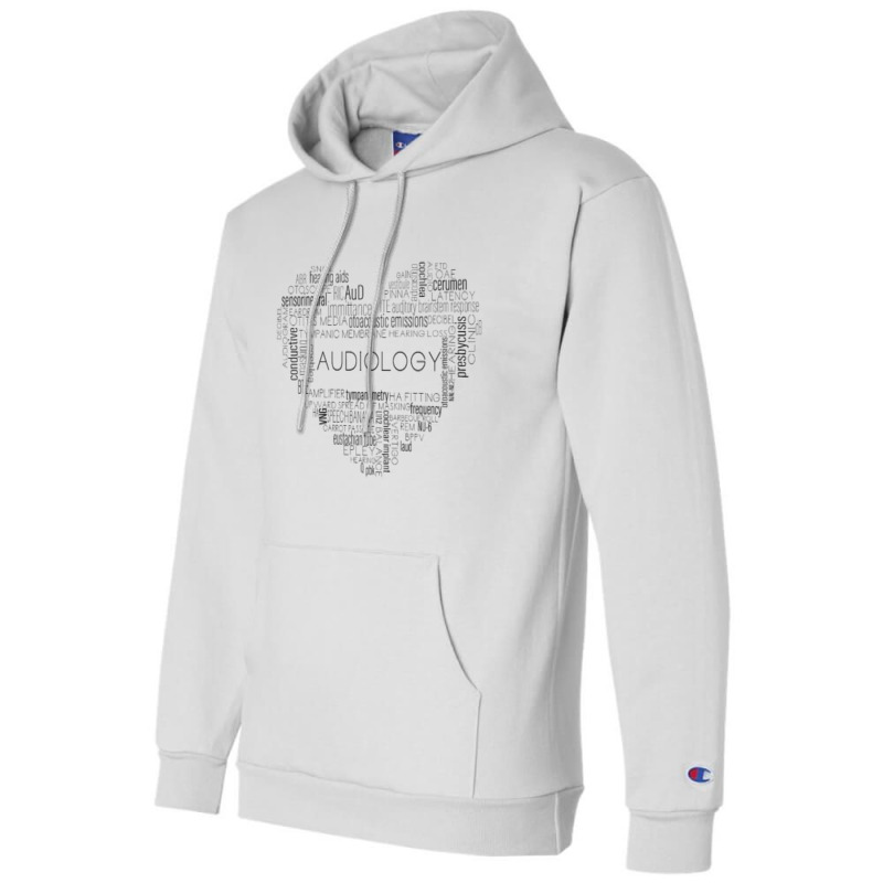 Audiology Heart Champion Hoodie by cm-arts | Artistshot