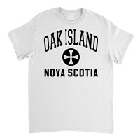 Oak Island Varsity Style Cross Black Print Pullover Hoodie Classic T-shirt | Artistshot