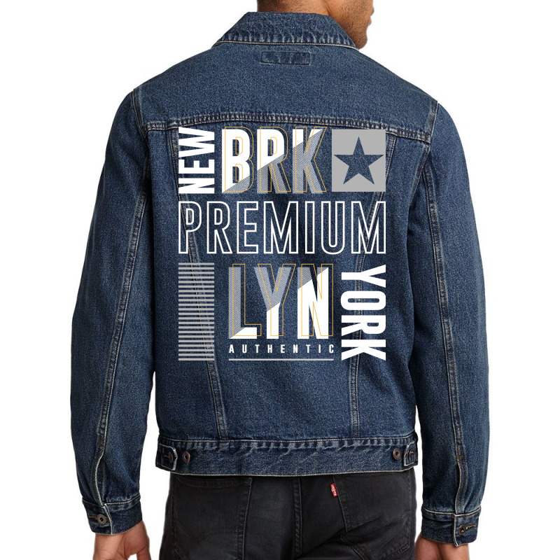 Broklyn Authentic Men Denim Jacket by innois | Artistshot