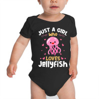 Just A Girl Who Loves Jellyfish Baby Bodysuit | Artistshot