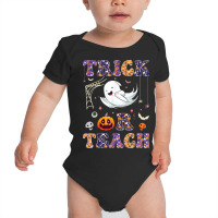 Trick Or Teach Cute Halloween Teacher Ghost Men Women 2022 Baby Bodysuit | Artistshot