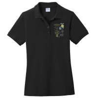 Fart Gun Schematics Portrait Ladies Polo Shirt | Artistshot