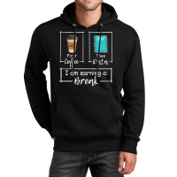 First Coffee Then Data Iam Earning A Break Special Education Unisex Hoodie | Artistshot