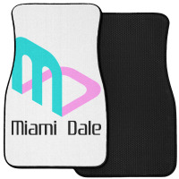 Miami Dale Video Game Company Front Car Mat | Artistshot