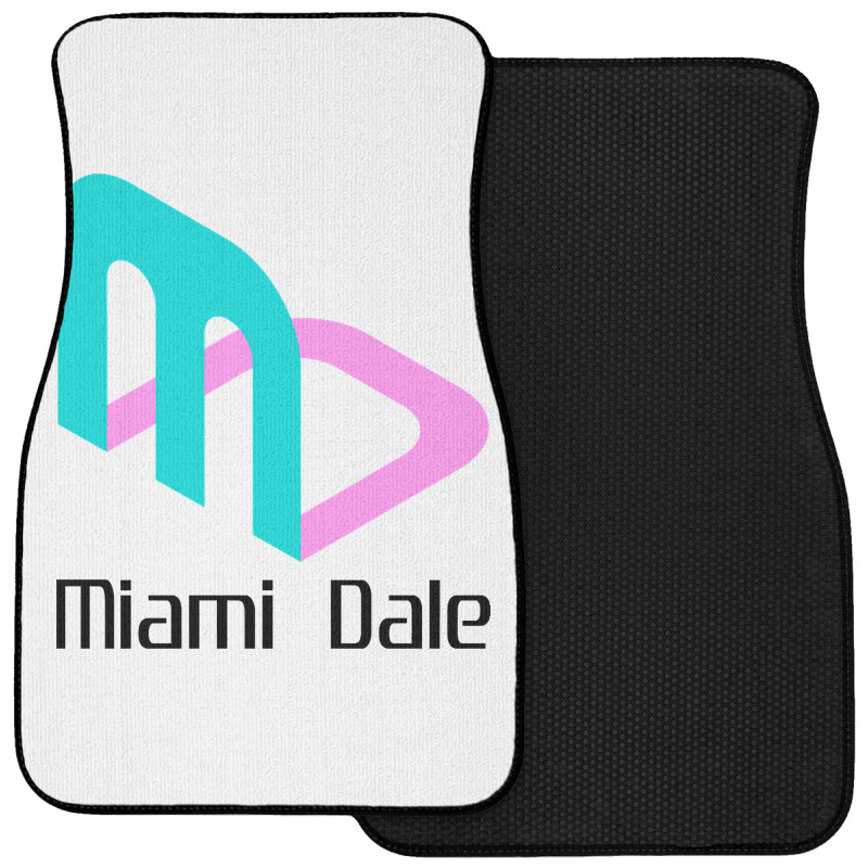 Miami Dale Video Game Company Front Car Mat | Artistshot