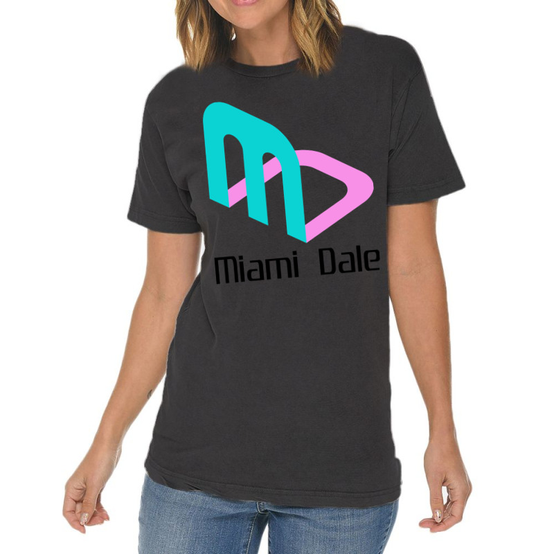 Miami Dale Video Game Company Vintage T-shirt | Artistshot